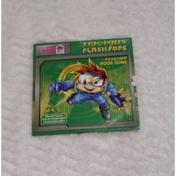 Taco Bell Tek Kids Flash Ops PC DVD-Rom Game Disc 1 Mission Aqua Zone 2006 - Picture 1 of 10